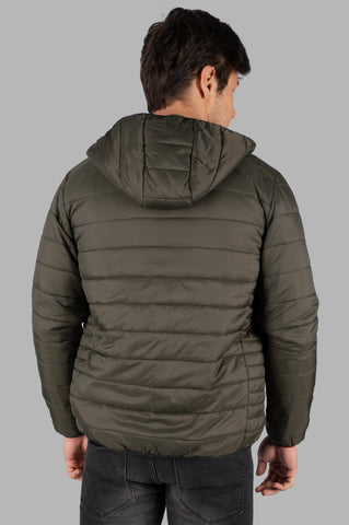 Men's Bomber Light Olive Jacket for Winter Wear