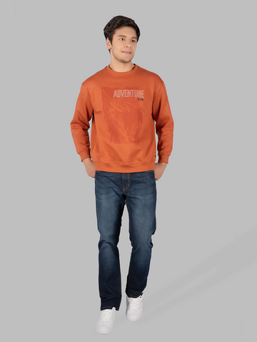 Men's Round Neck Pullover Comfortable for Winter Wear