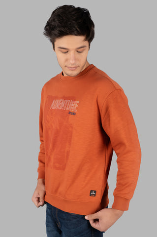 Men's Round Neck Sweatshirt Comfortable for Winter Wear