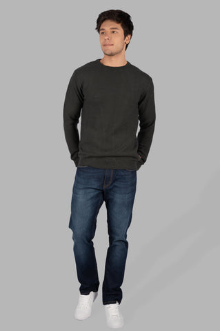 Men's Round Neck Pullover for Winterwear