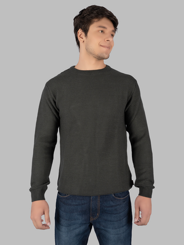 Men's Round Neck Pullover for Winterwear