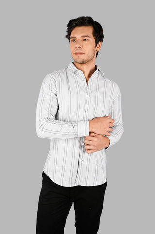 Men's Striped Cotton Shirt