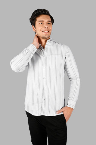 Men's Striped Cotton Shirt