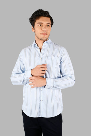 Men's Striped Cotton Shirt