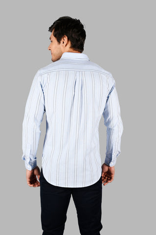 Men's Striped Cotton Shirt