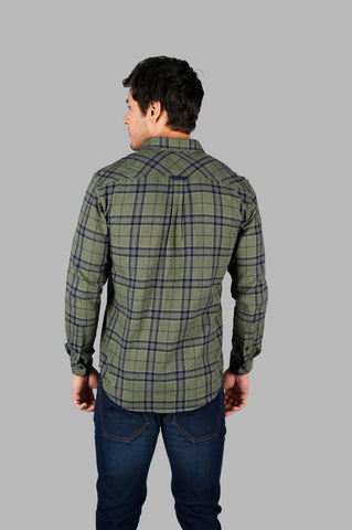 Men's Cotton Check Shirt with Pocket