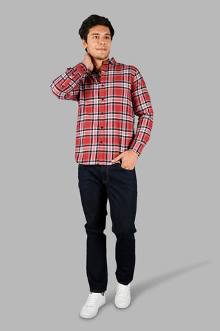 Men's Cotton Check Slim Fit Shirt