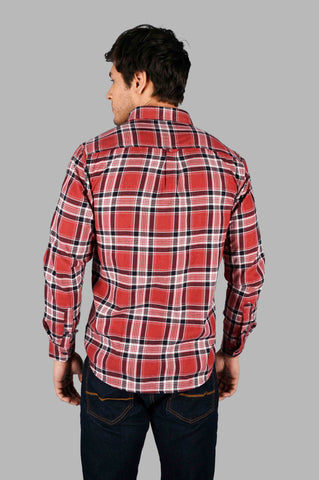 Men's Cotton Check Slim Fit Shirt