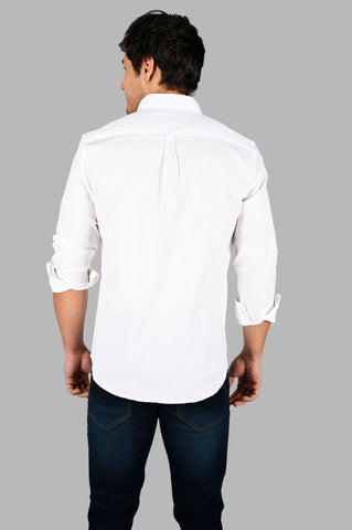 Men's Solid Cotton Shirt