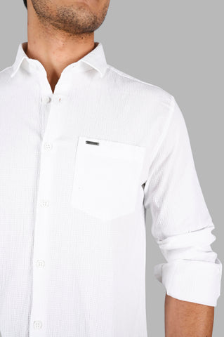 Men's Solid Cotton Shirt