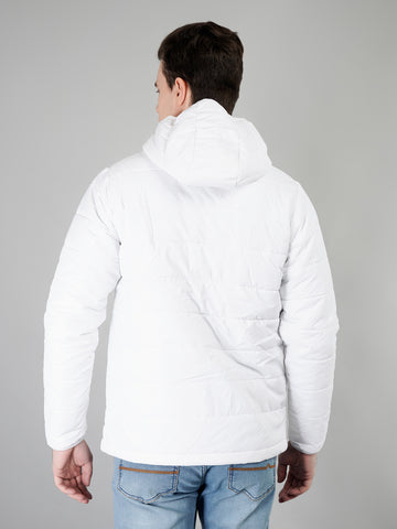 Bomber White Jacket for men