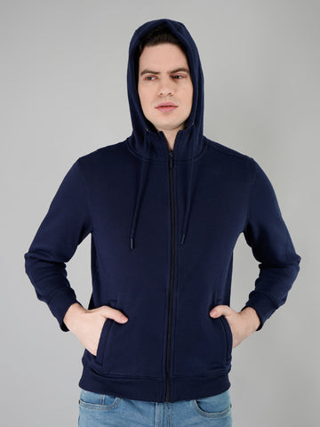 Men's Zipper Full Sleeve Cotton Hoodie