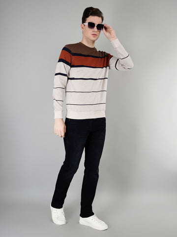 Classic Striped Sweatshirt for Men