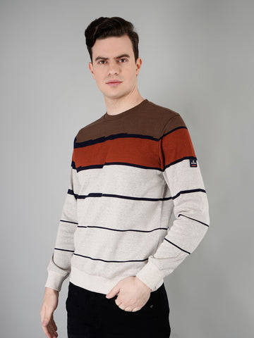 Classic Striped Sweatshirt for Men