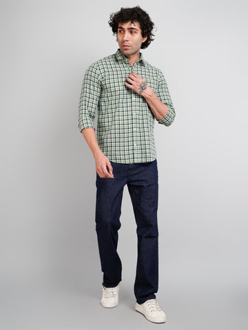 Green Check Shirt