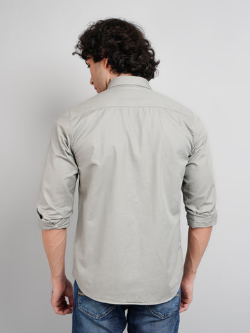 Solid Grey Men's shirt