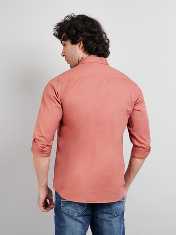 Solid Rust Men's Shirt