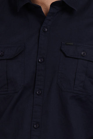 Solid Navy Men's shirt