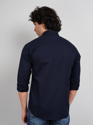 Solid Navy Men's shirt