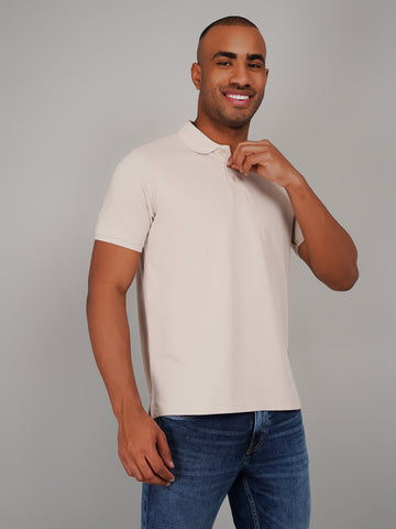 Beige Polo T-shirts