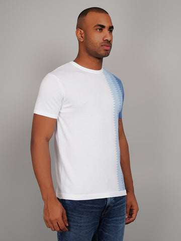 White Flat Knit T-shirt