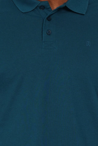 Teal Blue Polo T-shirts