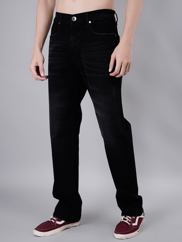 TIM PARIS Men Classic Black Stretchable Jeans