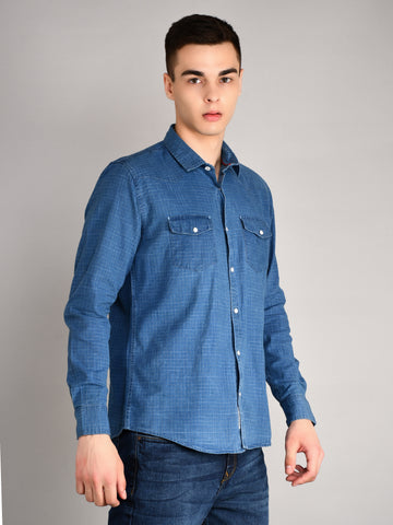 Light Indigo Denim Shirt