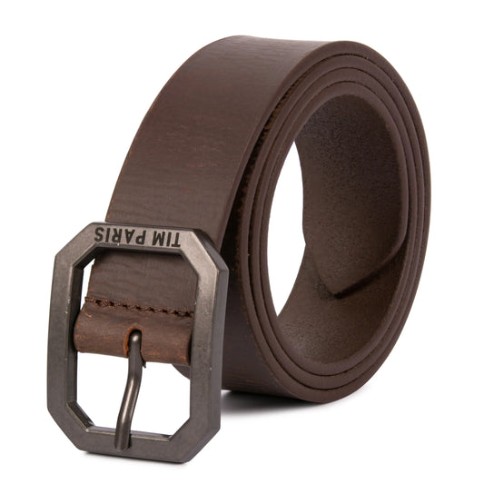 Genuine Brown Leather Belt for men